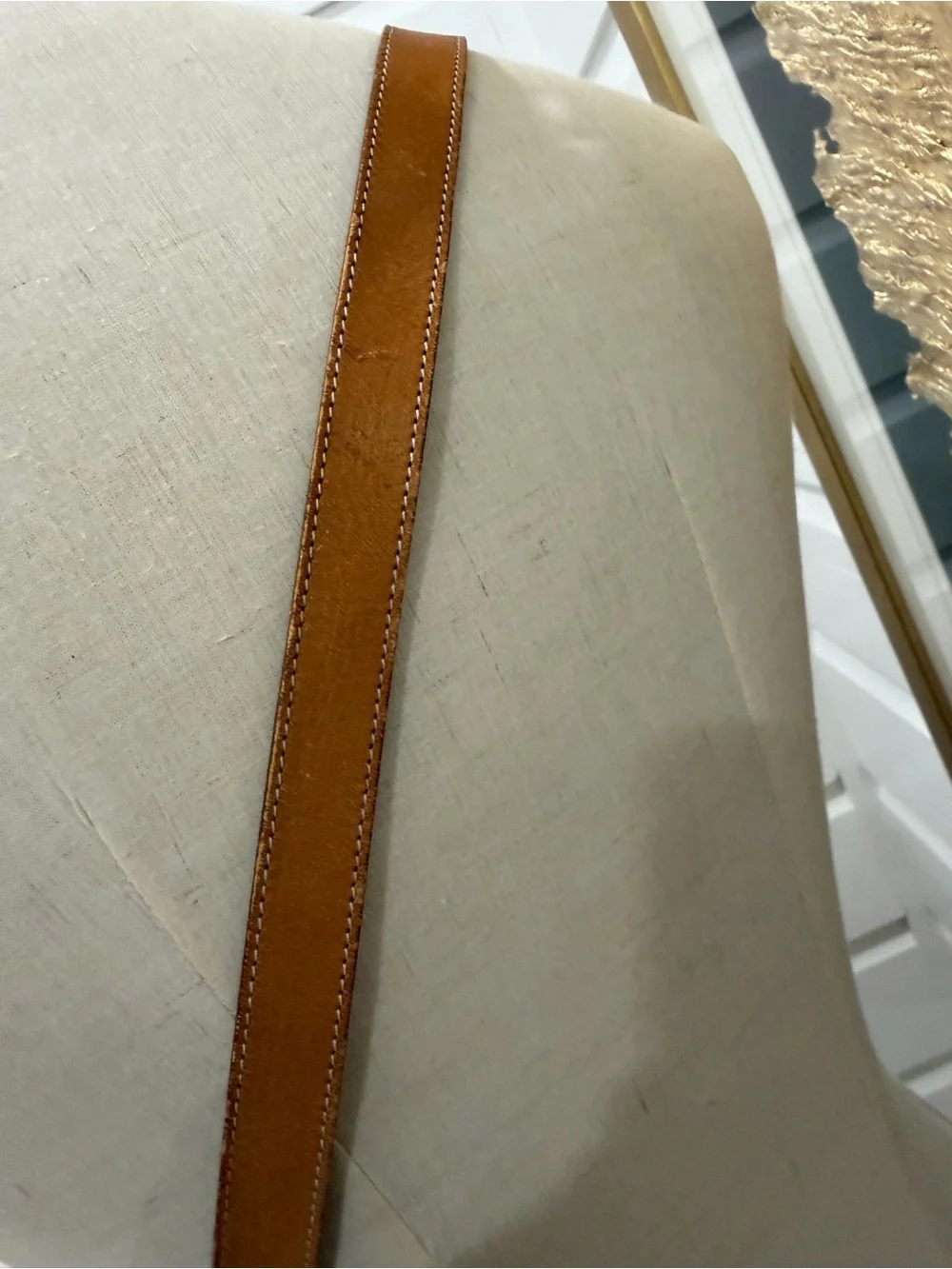 Dior Black and Brown Leather-Trim Crossbody Saddle Bag